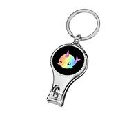 Cortaúñas con diseño de delfín, diseño de unicornios, para mujeres y hombres