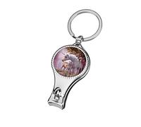 Cortaúñas con diseño de unicornios y yegua y potro para mujeres y hombres