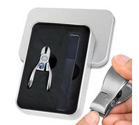 Cortaúñas con gran apertura, cortador de uñas extra, ancha, cortaúñas de dedos de los pies, cortaúñas ergonómico y grueso para uñas encarnadas en hombres y mujeres