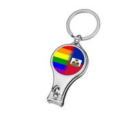 Cortaúñas con la bandera de Haití LGBT Pride - Cortaúñas para dedos de los pies, para mujeres y hombres