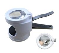 Cortaúñas con lupa, recortador, cortaúñas de seguridad con receptor no difusión para niños mayores