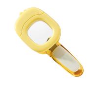 Cortauñas con luz para bebés | Cortauñas portátil de acero inoxidable: tijeras para uñas de viaje, herramientas de peinado para recortar uñas, cortador de uñas para dedos de los pies de bolsillo para