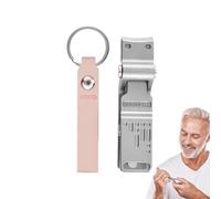 Cortaúñas con mandíbulas anchas, cortaúñas para uñas gruesas, cortaúñas de alto rendimiento con dispositivo de recogida para personas mayores, no Splash Profesional Ergonómico Cortauñas de Edels