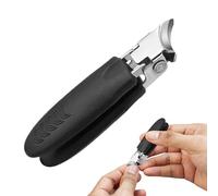 Cortauñas con para aves de presa | Tijeras de uñas con bordes biselados | Recortadora de acero endurecido con mandíbulas anchas robustas para el cuidado de los pies para adultos y hombres