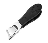 Cortaúñas curvado para dedos de los pies, apertura ancha con protección contra salpicaduras para un corte limpio, tijeras resistentes para el cuidado de las uñas para el hogar, salón y viajes