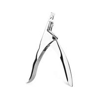 Cortaúñas de 3 colores, alicates de acero inoxidable para manicura, plateados, 13 x 8,5 x 2 cm