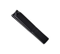 Cortaúñas de acero inoxidable negro, cortaúñas, cortaúñas simple, cubiertas de uñas para pintar uñas (B, talla única)