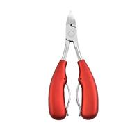 Cortauñas de acero inoxidable para dedos del pie, cortacutículas, herramienta de belleza, cortacutículas rojo, herramienta de pedicura, rojo