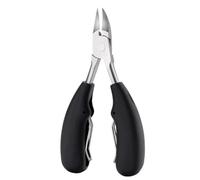 Cortauñas de acero inoxidable para dedos del pie, cortacutículas, herramienta de belleza, cortacutículas rojo, herramienta de pedicura, negro