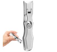 Cortaúñas de apertura ancha de mandíbula, cortaúñas de acero inoxidable | Cortauñas portátil - Cortaúñas autocolector para hombres, cortaúñas de mandíbula ancha para personas mayores