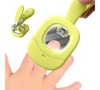 Cortaúñas de bebé - Cortaúñas manual con luz | Tijeras antideslizantes para uñas de los pies para el hogar, viajes, cuidado diario padres