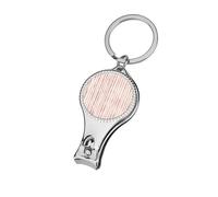 Cortauñas de color rosa suave en crema, cortaúñas para los pies, cortador profesional de uñas para mujeres y hombres