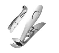 Cortaúñas de dedo del pie, cortaúñas - Cortaúñas de acero inoxidable para uñas acrílicas | Cortaúñas antioxidantes de apertura muy grande en forma de cigarra que se adapta a la forma de las uñas