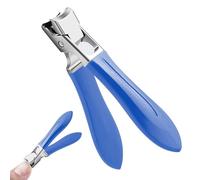 Cortaúñas de dedo para hombre, cortaúñas para dedos - Cortaúñas de acero inoxidable | Herramienta de cortaúñas antideslizante de gran apertura para adultos hombres mujeres cortando uñas gruesas