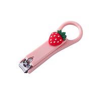 Cortaúñas de dibujos animados de fresas, juego de cortaúñas de acero inoxidable para mujeres y hombres, cortaúñas de manos y pies, herramientas de uñas (2H990)