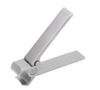 Cortauñas de gran apertura, recortador de uñas de acero inoxidable para uñas gruesas y duras, diseño ergonómico con mandíbula ancha para cortes planos y limpios en uñas de pies y d