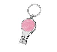 Cortaúñas de piel rosa claro, cortaúñas profesional para los pies, cortador de cutículas para mujeres y hombres