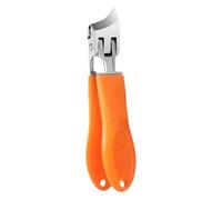 Cortauñas de precisión | Recortadora de acero inoxidable | Anti-Splash Slanted Nail Clippers para y manicura | Cortaúñas robusto con protección contra salpicaduras | Diseño compacto para