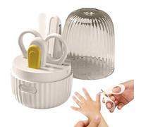 Cortaúñas de seguridad para niños, cortaúñas para niños, kit de manicura para niños 4 en 1, herramientas de cuidado de , kit de uñas para niños, herramientas de aseo seguras