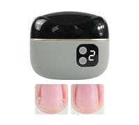 Cortaúñas Eléctricas Para Mayores - Cortaúñas Automático Con Luz LED, Caja De Residuos Portátil, Cortacésped De 8,9 Cm | Uñas Encarnadas Gruesa Manicura Pedicura Trituradora Archivo Polaco