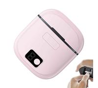 Cortaúñas eléctrico, 2 en 1 y 3 velocidades, tipo C, recargable, con luz LED, cortaúñas pequeño, para personas mayores, adultos, niños, adolescentes, familia