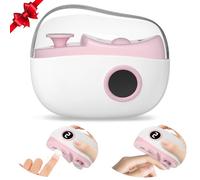 Cortaúñas Eléctrico, 2025 Actualización 3 en 1 Cortaúñas Eléctrico Automático, 3 Velocidades Ajustable Uñas Eléctrico Tijeras, Con Iluminación LED, Ideal para Adultos, Personas Mayores y Niños - Rosa