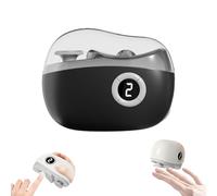 Cortaúñas Eléctrico, 2025 Actualización 3 en 1 Cortaúñas Eléctrico Automático, 3 Velocidades Ajustable Uñas Eléctrico Tijeras, con Luz LED y Recargable por USB, para Niños y Adultos (B)