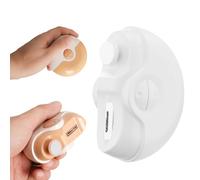 Cortaúñas eléctrico 2025, cortaúñas automático 3 en 1 para personas mayores, recortador de uñas eléctrico para dedos de manos y pies adultos con 2 velocidades ajustables para adultos mayores (blanco)