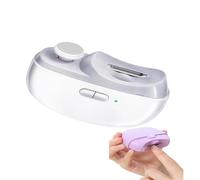 Cortauñas Eléctrico 2025 nuevo, 3 en 1 Cortaúñas Automático y Pulidor, 2 velocidades Cortauñas Eléctrica Ajustable Automático con Luz LED y Recargable por USB, para bebés, Mayores y Adultos