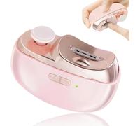 Cortauñas Eléctrico 2025 nuevo, 3 en 1 Cortaúñas Automático y Pulidor, 2 velocidades Cortauñas Eléctrica Ajustable Automático con Luz LED y Recargable por USB, para bebés, Mayores y Adultos (Rosa)