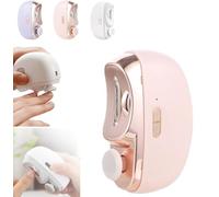 Cortaúñas Eléctrico 2026 Electric Nail Clipper, 3 in 1 Cortauñas Inteligente Fácil, Herramienta Eléctrica de Cuidado Uñas con Luz LED Cortauña s Indoloro para Uñas Gruesas, Artritis (Pink)