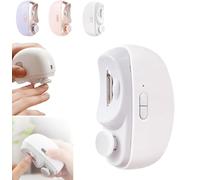 Cortaúñas Eléctrico 2026 Electric Nail Clipper, 3 in 1 Cortauñas Inteligente Fácil, Herramienta Eléctrica de Cuidado Uñas con Luz LED Cortauña s Indoloro para Uñas Gruesas, Artritis (White)