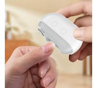 Cortaúñas eléctrico, 3 en 1, corte automático y almacenamiento de restos de uñas, 2 velocidades con luz LED, cortador de uñas eléctrico para uñas de los pies, recortador de uñas de seguridad para
