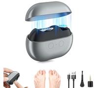 Cortaúñas eléctrico 3 en 1 mejorado con luz LED, cortaúñas automático y pulidor, recortador de uñas silencioso sin dolor para personas mayores, niños y artritis, cortador de uñas de un solo toque con