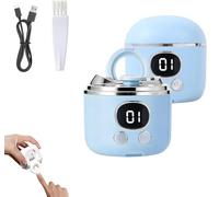 Cortauñas Eléctrico 4 en 1 con luz LED,Doble Cuchilla para Uñas Finas y Gruesas, con lupa de 2,5 aumentos,3 Velocidades para Recortar y Pulir uñas, Ideal para Bebés, Personas Mayores y Adultos