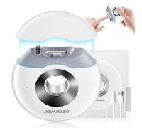 Cortaúñas eléctrico automático con cabezales de doble hoja, luz LED, herramienta de cuidado de uñas, cortador y molinillo para uñas, seguro para bebés, niños, adultos, personas mayores, manos débiles