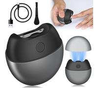 Cortaúñas eléctrico automático con luz, 2 velocidades, cubierta magnética, almacenamiento de restos de uñas, recargable por USB, recortador de uñas eléctrico de seguridad para niños, adultos, personas