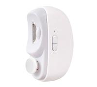 Cortaúñas eléctrico automático con luz y 2 velocidades, cortador de uñas y lima recargable 2 en 1