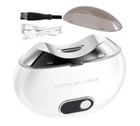 Cortauñas eléctrico automático,Cortador de uñas eléctrico, Cortador y de uñas, Cortadora recargable con pantalla Digital LCD, cortadora de almacenamiento de restos de uñas con luz y 3 velocidades para