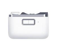 Cortaúñas eléctrico automático, cortaúñas eléctrico ergonómico 2 en 1 con almacenamiento y luz, de uñas recargable, amoladora de uñas silenciosa, manicura para uñas gruesas, adultos y personas