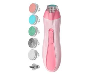 Cortauñas eléctrico Babby - Cortauñas Babby, pulidor de luz LED, kit de manicura a pilas con función antipellizcos, juego de cuidado infantil para el hogar, viajes, padres, niños, aseo diario
