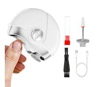 Cortaúñas Eléctrico - Batería USB Recargable Inalámbrica de 8.6x8.6x3.8cm, Cortador de Pulir Uñas, Dispositivo Multifuncional para Profesionales de la Salud Ancianos | Mujeres Adultos Niños Ba
