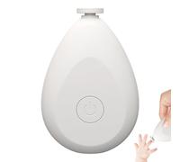 Cortauñas Eléctrico Bebé | Cortauñas para bebés con 4 cabezales de pulido - Forma de gota, tijeras para uñas para recién nacidos, niños pequeños adultos, cuidado, pulido y recorte, funciona Lambo