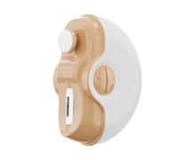 Cortaúñas eléctrico con función de lima, cortaúñas mejorado 2026, lima de uñas eléctrica, cortador de uñas automático con 2 velocidades, ultraligero para el cuidado de las uñas (amarillo)