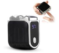 Cortaúñas eléctrico con luz LED - Recortadora de uñas automática para niños y mayores, 3 velocidades, lima de uñas eléctrica, cortador de uñas seguro sin restos de uñas, USB Type-C, portátil para