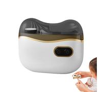 Cortaúñas eléctrico, cortador automático de uñas con luz LED, cortador de uñas multifuncional con caja de almacenamiento para el hogar, salones, para un fácil uso nocturno, uñas eléctricas para