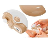 Cortaúñas eléctrico, cortador de uñas eléctrico ajustable de 2 velocidades, cortaúñas eléctrico automático, recargable por USB, con recortador de uñas y luz LED de uñas para amigos, adultos y