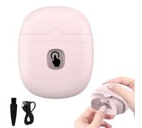 Cortaúñas eléctrico, cortaúñas eléctrico automático, cortaúñas eléctrico recargable por USB con receptor y luz LED, cortaúñas de seguridad portátil para niños, adultos y ancianos