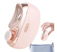 Cortaúñas eléctrico - Cortaúñas eléctrico iluminado con dos velocidades, productos para el cuidado de la piel para avión, hotel, escuela, hogar, coche, 8,5
