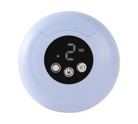 Cortaúñas eléctrico, cortaúñas eléctrico para adultos, 2 en 1 de pulido automático, kit de lima de uñas eléctrica recargable por USB, 3 velocidades, con luz LED y caja de almacenamiento (morado)